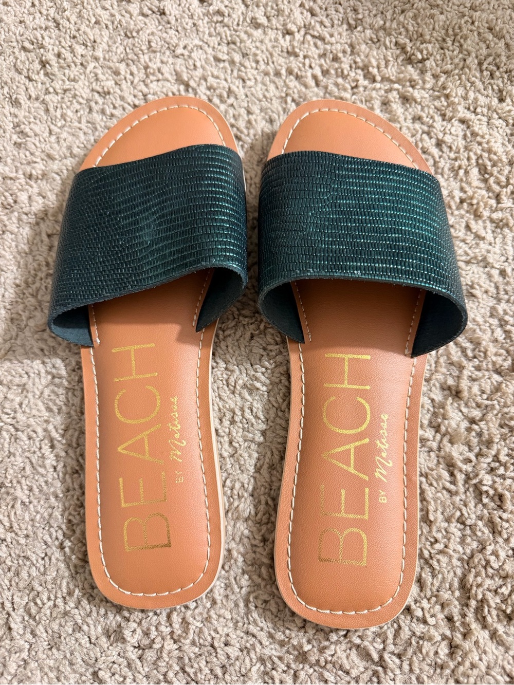 Jade Green Sandals - Picture 2 of 4